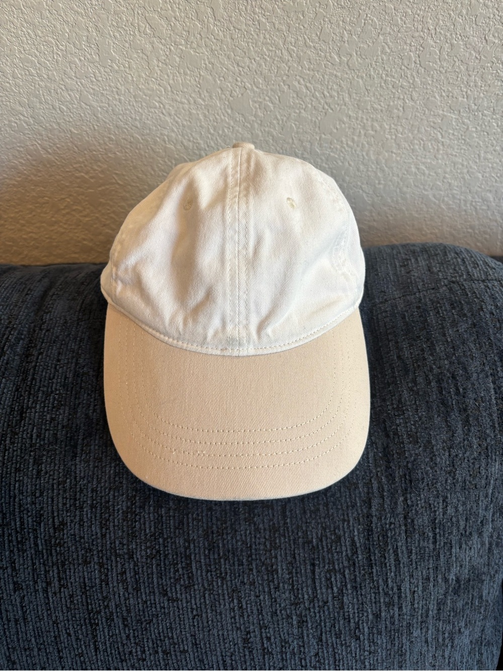 Abercrombie & Fitch Cream and Beige Baseball Cap